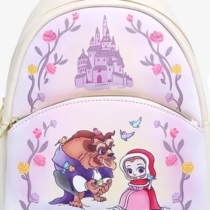 Loungefly Beauty and the Beast Chibi Mini Backpack